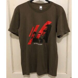 U2 VERTIGO 2005 Tour Concert T-Shirt Size Small 100% Cotton Lists Cities & Dates